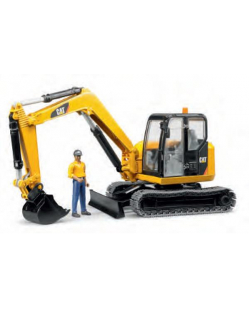 Minikoparka Caterpillar z figurką 02466 BRUDER