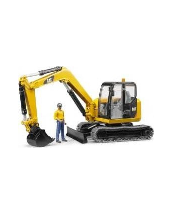 Minikoparka Caterpillar z figurką 02466 BRUDER