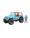 Jeep Cros Country Racer niebieski z figurką 02541 BRUDER - nr 2