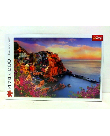 Puzzle 1500el Widok na miasteczko Manarola 26137 Trefl