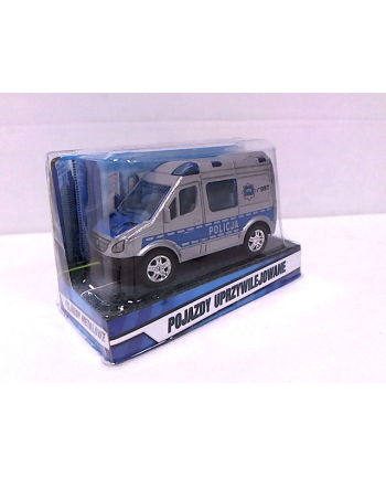Mini Van Policja 8cm w pud. p24 HIPO