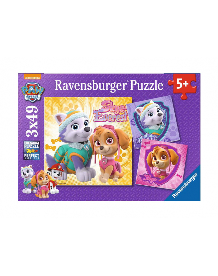 Puzzle 3x49el Psi Patrol Sky&Everest 080083 RAVENSBURGER główny