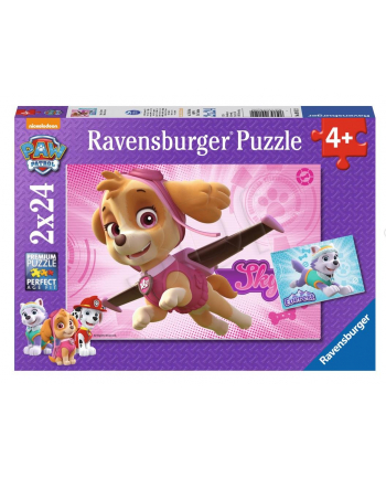 Puzzle 2x24el Psi Patrol Sky&Everest 091522 RAVENSBURGER