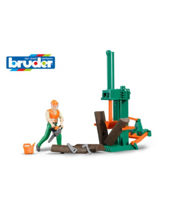 Figurka drwala z łuparką 62650 BRUDER