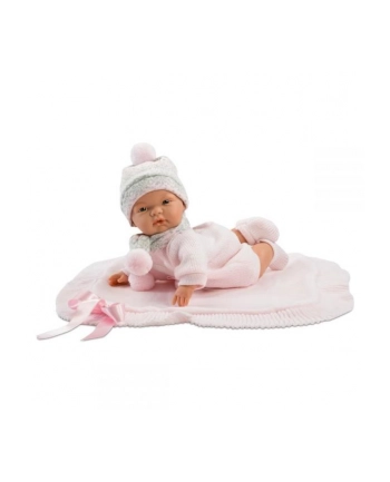 LLORENS Lalka Joelle płacząca z różowym kocykiem 38cm 38938