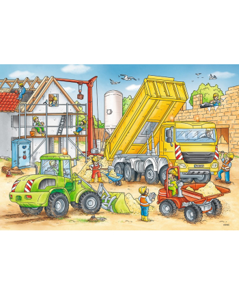 Puzzle 2x24 Na budowie 078004 RAVENSBURGER