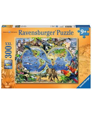 Puzzle 300el Świat z dzikimi zwierzętami 131730 RAVENSBURGER