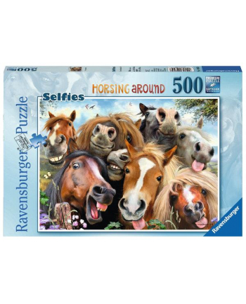 Puzzle 500el Wesołe konie 146956 RAVENSBURGER nr 1