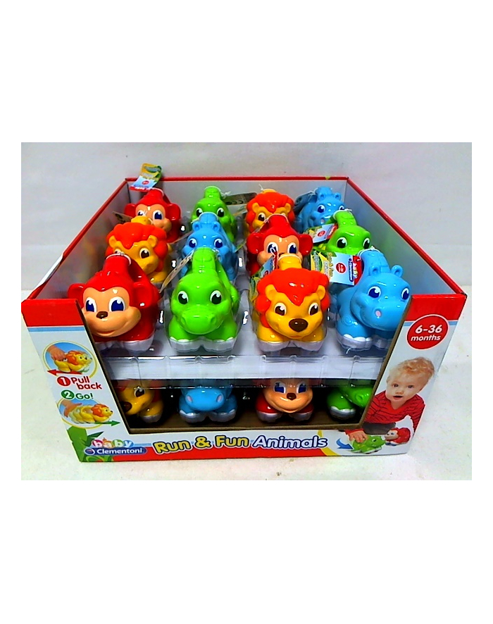Clementoni Zabawne zwierzaki z napędem p24 17104 główny
