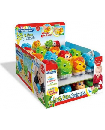 Clementoni Zabawne zwierzaki z napędem p24 17104