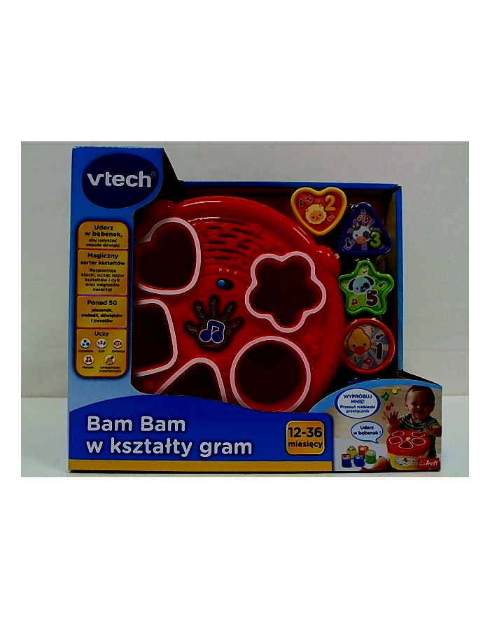 Bam bam w kształty gram Vtech 60670 główny