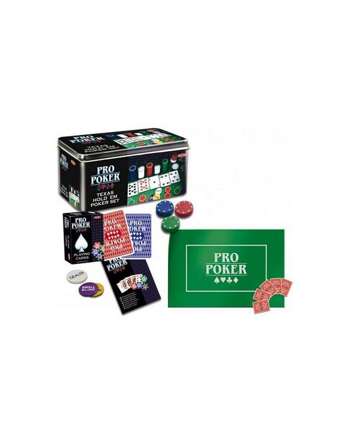 Pro Poker Texas Hold'em set puszka 03095 TACTIC główny