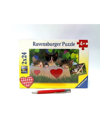 Puzzle 2x24el Śpiące kocięta 078011