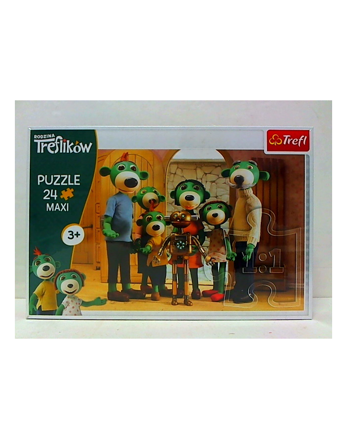 Puzzle 24-Maxi Trefliki Portret rodzinny z Robobotem 14254 Trefl główny