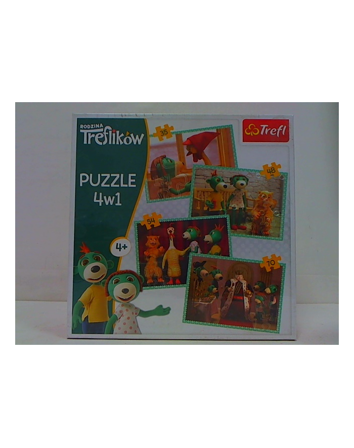 Puzzle 4w1 Trefliki Nowi przyjaciele 34290 główny