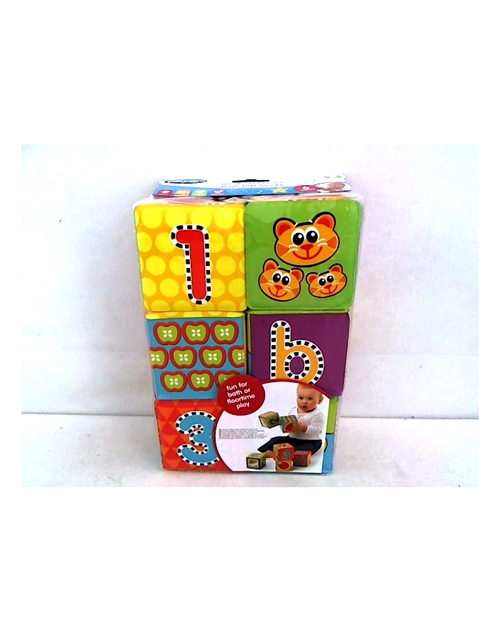 Playgro 183838 Miękkie klocuszki Baw&Ucz się główny
