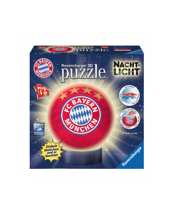 Puzzle 3D Lampka kula Bayern Monachium 121779 RAVENSBURGER