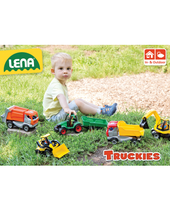 Auto malucha traktor z przyczepą 38cm w pud. NORIMPEX nr 1