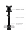 Techly Uchwyt biurkowy LCD/LED 13-30cali pionowy, 15kg, regulowana wysokość - nr 43
