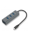 iTec i-tec USB-C Metal 4-portowy HUB 4x USB 3.0 pasywny - nr 1