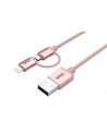 Unitek Kabel Lightning/microUSB, 1m; MFI; ROSE GOLD; Y-C4031RG - nr 4