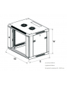 EXTRALINK 9U 600X600 WALL-MOUNTED RACKMOUNT CABINET - nr 27