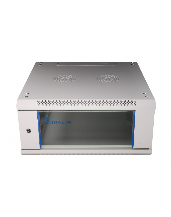 EXTRALINK 4U 600X600 WALL-MOUNTED RACKMOUNT CABINET GREY główny
