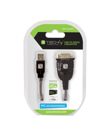 Techly Konwerter USB na RS232/ COM/DB9