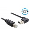 Delock Kabel USB AM-BM 2.0 0.5m Czarny Kątowy Lewo/Prawo USB-A Easy-USB - nr 3