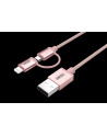 Unitek Kabel Lightning/microUSB, 1m; MFI; ROSE GOLD; Y-C4031RG - nr 2