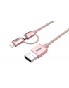 Unitek Kabel Lightning/microUSB, 1m; MFI; ROSE GOLD; Y-C4031RG - nr 3