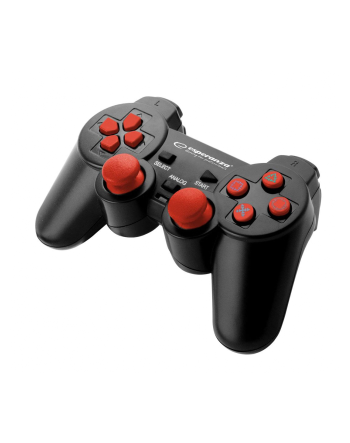 Esperanza GAMEPAD PS3/PS3/PC USB CORSAIR CZARNO/CZERWONY główny