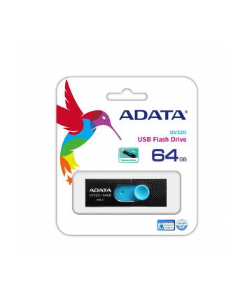 Adata UV320 64GB USB3.1 Czarno-niebieski