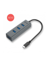 iTec i-tec USB-C Metal 4-portowy HUB 4x USB 3.0 pasywny - nr 1