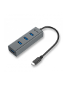 iTec i-tec USB-C Metal 4-portowy HUB 4x USB 3.0 pasywny - nr 2