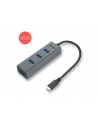 iTec i-tec USB-C Metal 4-portowy HUB 4x USB 3.0 pasywny - nr 6