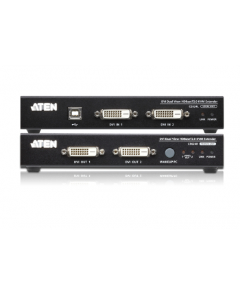 ATEN CE624 USB DVI Dual View HDBaseT 2.0 KVM Extender