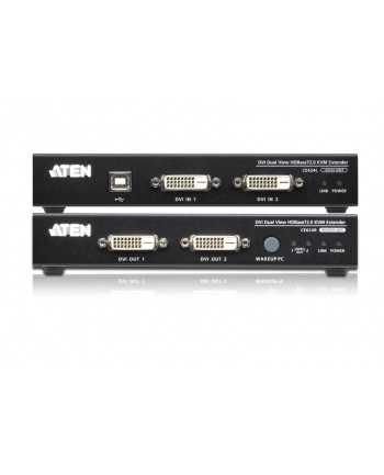 ATEN CE624 USB DVI Dual View HDBaseT 2.0 KVM Extender nr 2