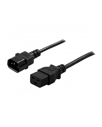 Power Walker Przedłużacz kabla zasilającego IEC C14 -> C19, 1.8m