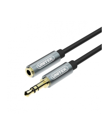 Unitek KABEL MiniJack 3,5mm(M) -3,5mm(F),1m; Y-C932ABK