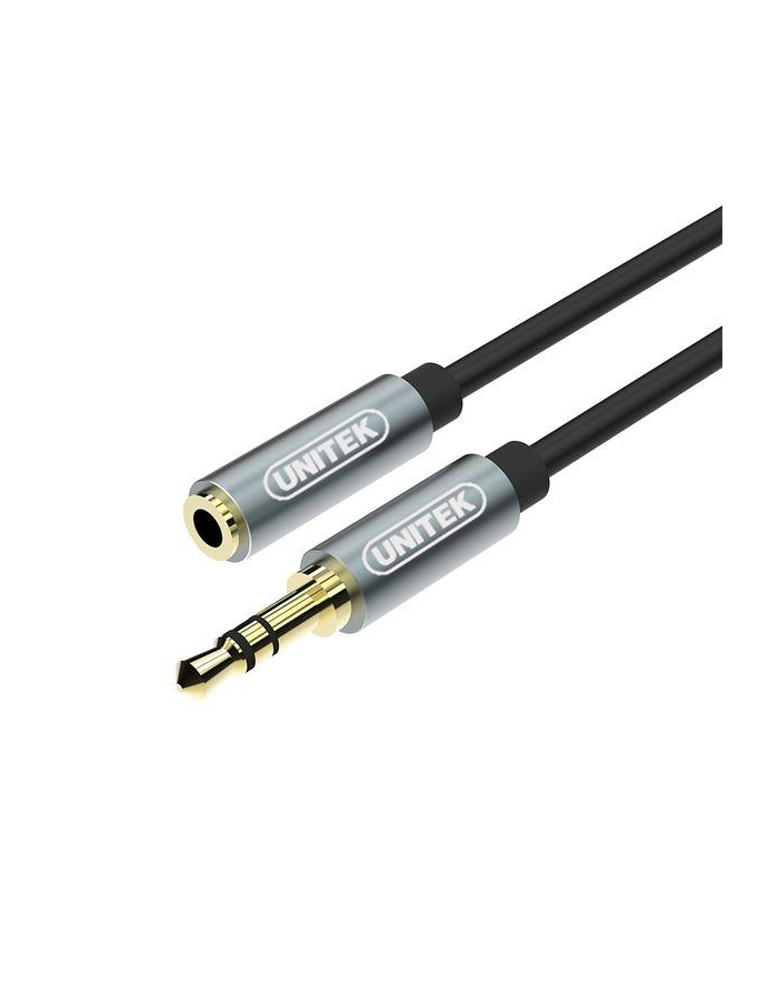 Unitek KABEL MiniJack 3,5mm(M) -3,5mm(F),1m; Y-C932ABK główny