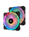 Corsair Fan LL140 RGB LED PWM 2 Fun Pack                        Dual Light Loop RGB LED PWN Fan - 2 Fan Pack with Lighting Node PRO - nr 7