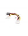 LANBERG Kabel Molex zasilający - Molex + SATA M/F 15cm - nr 19