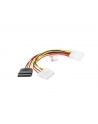LANBERG Kabel Molex zasilający - Molex + SATA M/F 15cm - nr 21