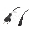 LANBERG Kabel zasilający EURO (radiowy) CEE 7/16 - IEC 320 C7 1.8M       czarny - nr 15