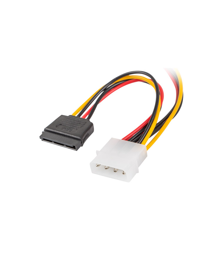 LANBERG Kabel Molex zasilający - SATA x2 M/F 15cm główny