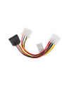 LANBERG Kabel Molex zasilający - Molex + SATA M/F 15cm - nr 24