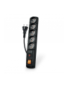 HSK Data (Acar) Acar F5 lath power-filter, black, 3,0 m,  straight plug - nr 1
