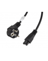 LANBERG Kabel zasilający Laptop (MIKI) IEC 7/7 - IEC 320 C5 3M VDE czarny - nr 10