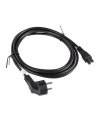 LANBERG Kabel zasilający Laptop (MIKI) IEC 7/7 - IEC 320 C5 3M VDE czarny - nr 12